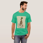Maart haar op Penny Farthing 3 T-shirt (Voorkant volledig)