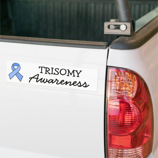 Maart het Trisomy Bewustmah Bumpersticker (Op Truck)