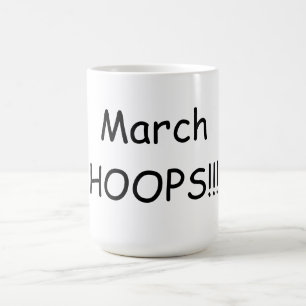 Maart HOOPS Basketbal Fun 15 oz. Mok