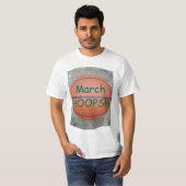 Maart HOOPS Basketball T-shirt (Voorkant volledig)