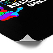 Maart is bekend bij nationale ontwikkelingsstoorni poster (Hoek)