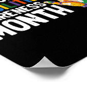 Maart is bekend bij nationale ontwikkelingsstoorni poster (Hoek)