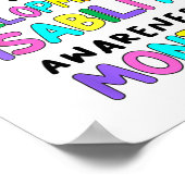 Maart is de maand van de bewustwording van ontwikk poster (Hoek)