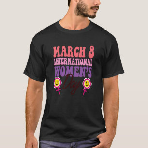 Maart is Internationale Dag Maandag T-shirt