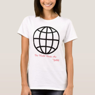 Maart is Jeugd Kunst Maand, De Wereld Heeft Kunst T-shirt