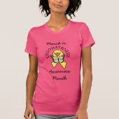 Maart is maand van bewustwording van endometriose t-shirt (Voorkant)
