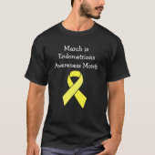 Maart is maand van bewustwording van endometriose t-shirt (Voorkant)