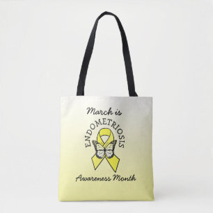 Maart is maand van bewustwording van endometriose tote bag