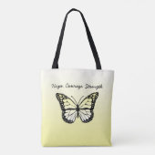Maart is maand van bewustwording van endometriose tote bag (Achterkant)