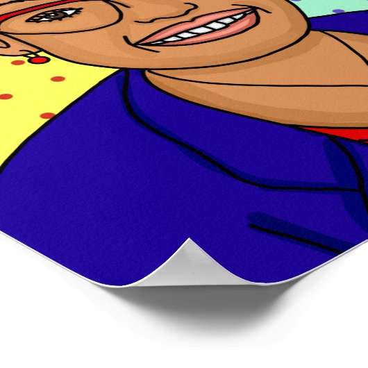 Maart is maand vrouwengeschiedenis poster (Hoek)