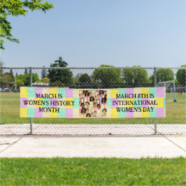 Maart is maand vrouwengeschiedenis spandoek