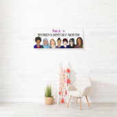 Maart is maand vrouwengeschiedenis spandoek (Insitu)