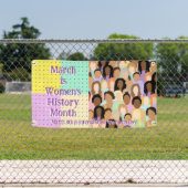 Maart is maand vrouwengeschiedenis spandoek (Insitu)