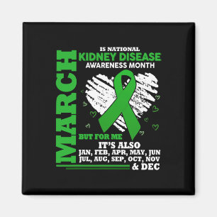 Maart is Nationale Nierziekte Awareness Maand G Magneet