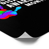 Maart is Ontwikkelingsstoornissen Bewustzijn Mont Poster (Hoek)