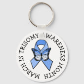 Maart is Trisomy Awareness Month Sleutelhanger (Voorkant)
