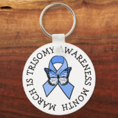 Maart is Trisomy Awareness Month Sleutelhanger (Voorkant)
