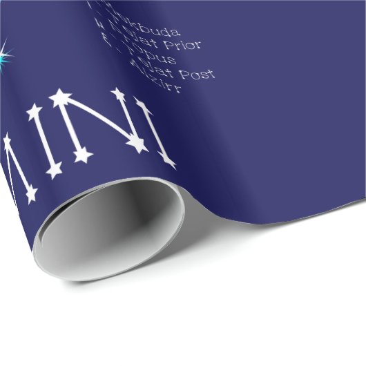 Maart - Juli Sterrenbeelden Cadeaupapier (Rol Hoek)