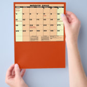 Maart. Kalender 2012 13 maanden multifunctionele b Flyer (Hand)