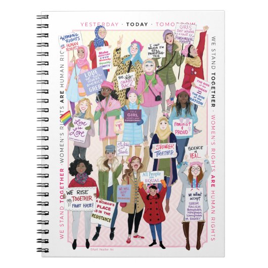 Maart-laptop voor vrouwen notitieboek (Voorkant)