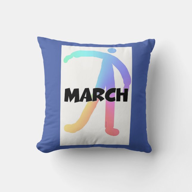 MAART MAAND MONOGRAM KUSSEN (Voorkant)