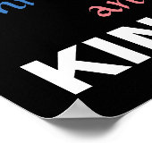 Maart Maart teken Mensenrechten Poster (Hoek)