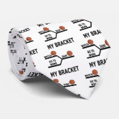 Maart Madness Basketball Funny Bracket T-Shirts Stropdas (Opgerold)