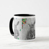 Maart Mok maart Hare Art Wonderland Mok (Voorkant links)