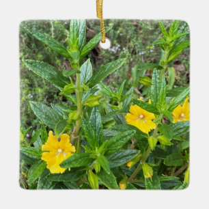 Maart Monkeybloemen Keramisch Ornament