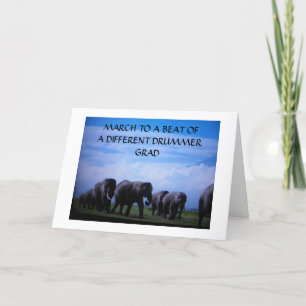 "MAART NAAR EEN BEAT VAN EEN ANDERE DRUMMER"-ELEPH KAART