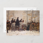 Maart naar Valley Forge - William Trego (1883) Briefkaart (Voorkant / Achterkant)