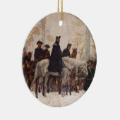 Maart naar Valley Forge - William Trego (1883) Keramisch Ornament (Rechts)