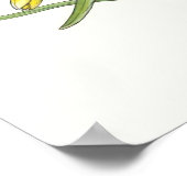 Maart Narcis Bloemen Poster (Hoek)