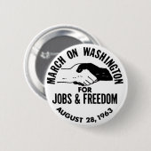 Maart op Washington 1963 Ronde Button 5,7 Cm (Voorkant /achterkant)