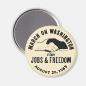 Maart op Washington Magneet (Voorkant / Achterkant)