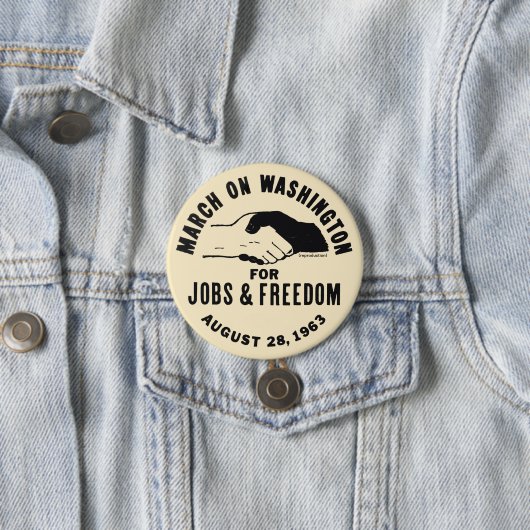 Maart op Washington Ronde Button 7,6 Cm (In situ)