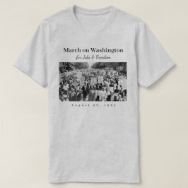 Maart op Washington T-shirt
