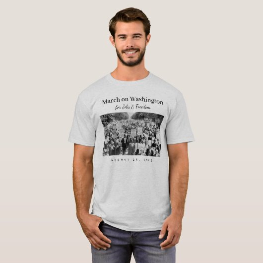 Maart op Washington T-shirt (Voorkant volledig)