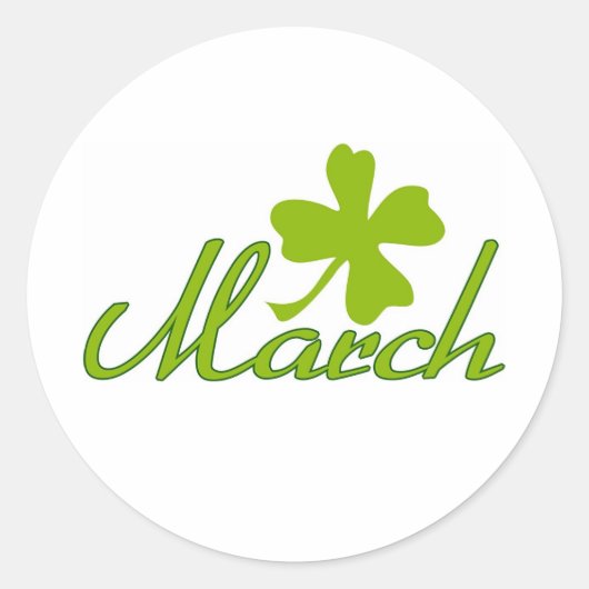 maart ronde sticker (Voorkant)