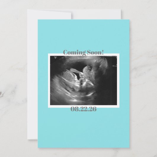 Maart Sprinkle Shower Mom-to-be Baby shower Kaart (Achterkant)