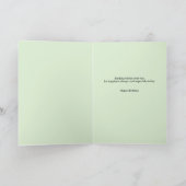 Maart tot April Geboorte Bloem Custom Verjaardag Kaart (Binnen)