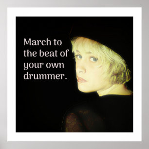Maart tot Beat of own Drummer Poster
