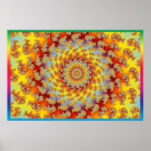 Maart van de Elephants van Psychedelic Poster (Voorkant)