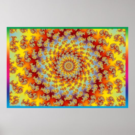 Maart van de Elephants van Psychedelic Poster (Voorkant)
