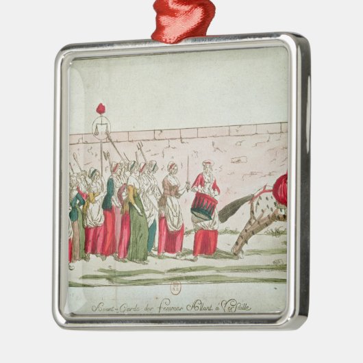 Maart van de vrouwen op Versailles Metalen Ornament (Links)