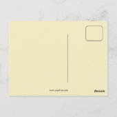 Maart van het  tijdschrift Harper Briefkaart (Achterkant)