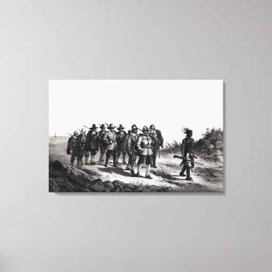 Maart van Miles Standish Canvas Afdruk (Voorkant)