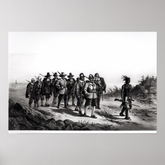 Maart van Miles Standish Poster (Voorkant)