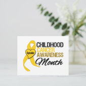 Maart van september 2009 voor kinderkanker briefkaart (Staand voorkant)