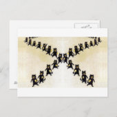 Maart van zwarte katten, Louis Wain Briefkaart (Voorkant / Achterkant)